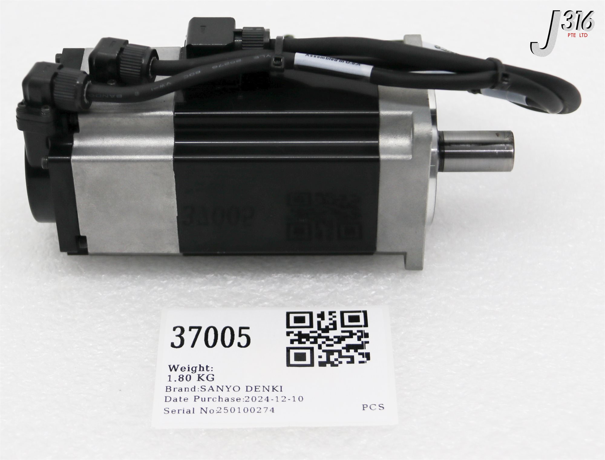 37005 SANYO DENKI SANMOTION R AC SERVO MOTOR 1080-01346
